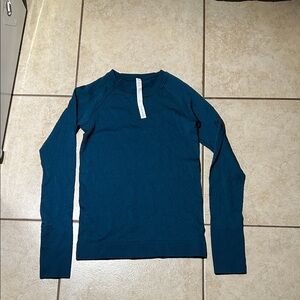 lululemon athletica Teal Long Sleeve Top